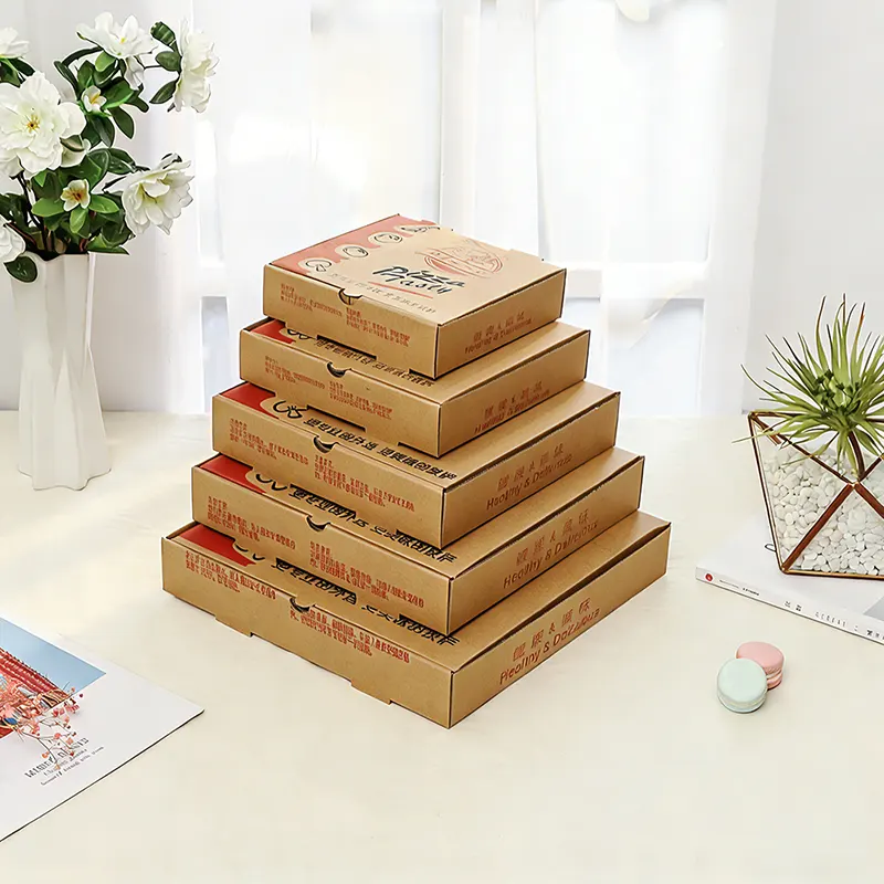 9인치 맞춤 인쇄 피자 상자