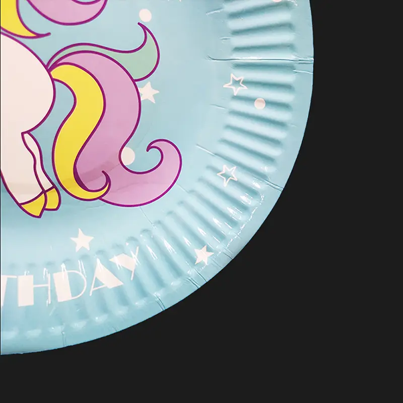 7inch Disposable Round Paper Plate